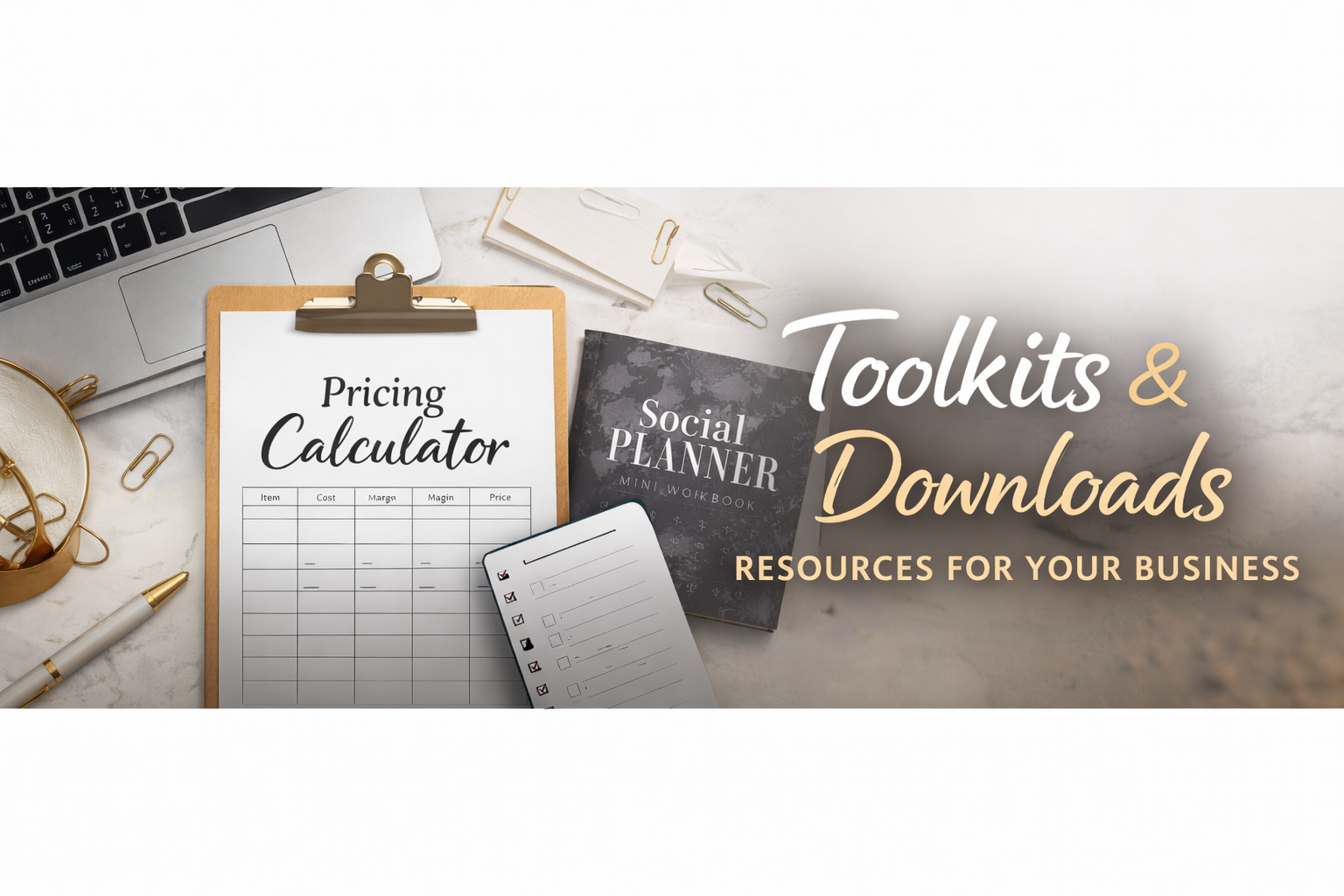 ⭐ Toolkits & Downloads - Action-based resources + templates.