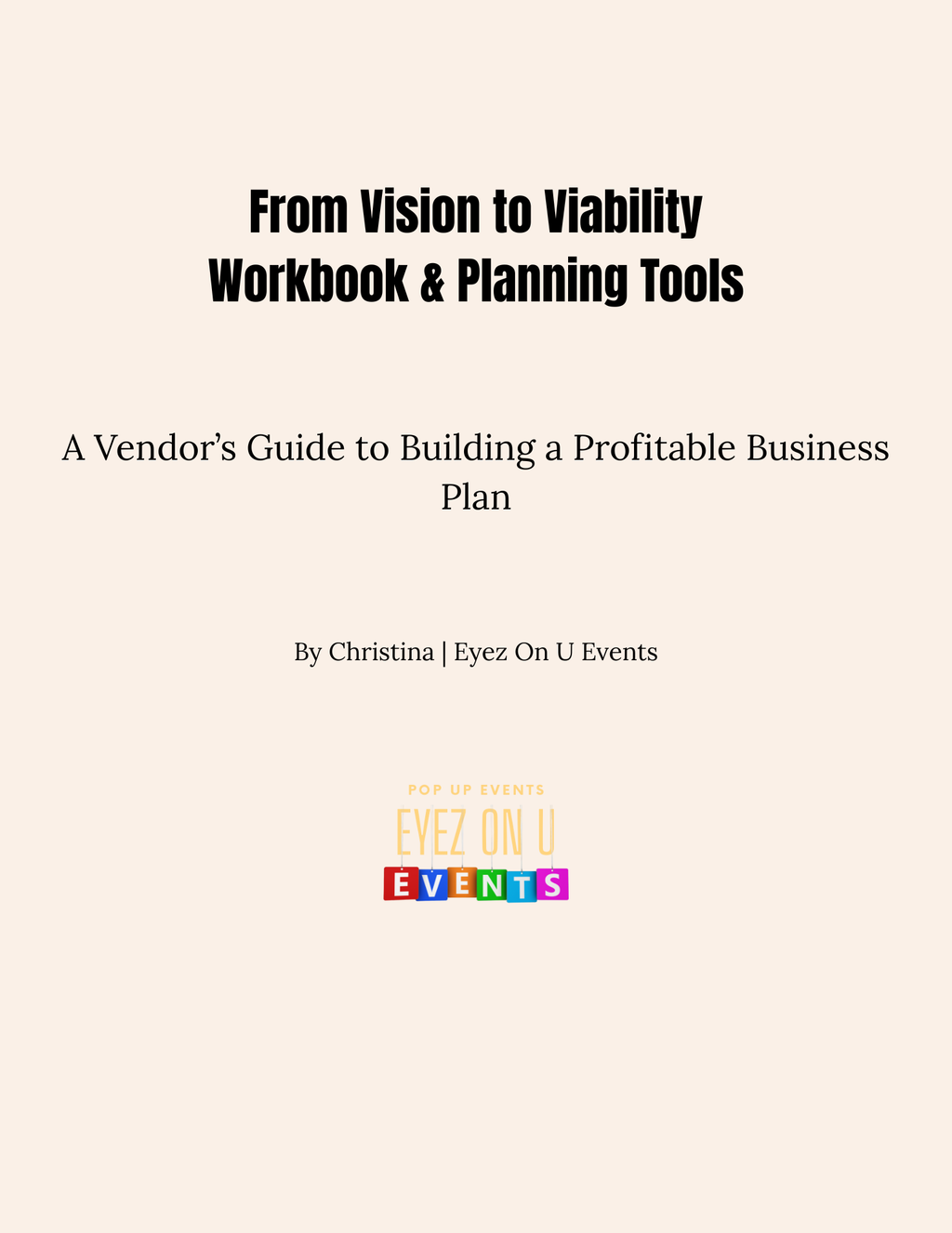 THE VENDOR FOUNDATION KIT-FROM VISIBILITY TO VIABILITY (Tier 1)