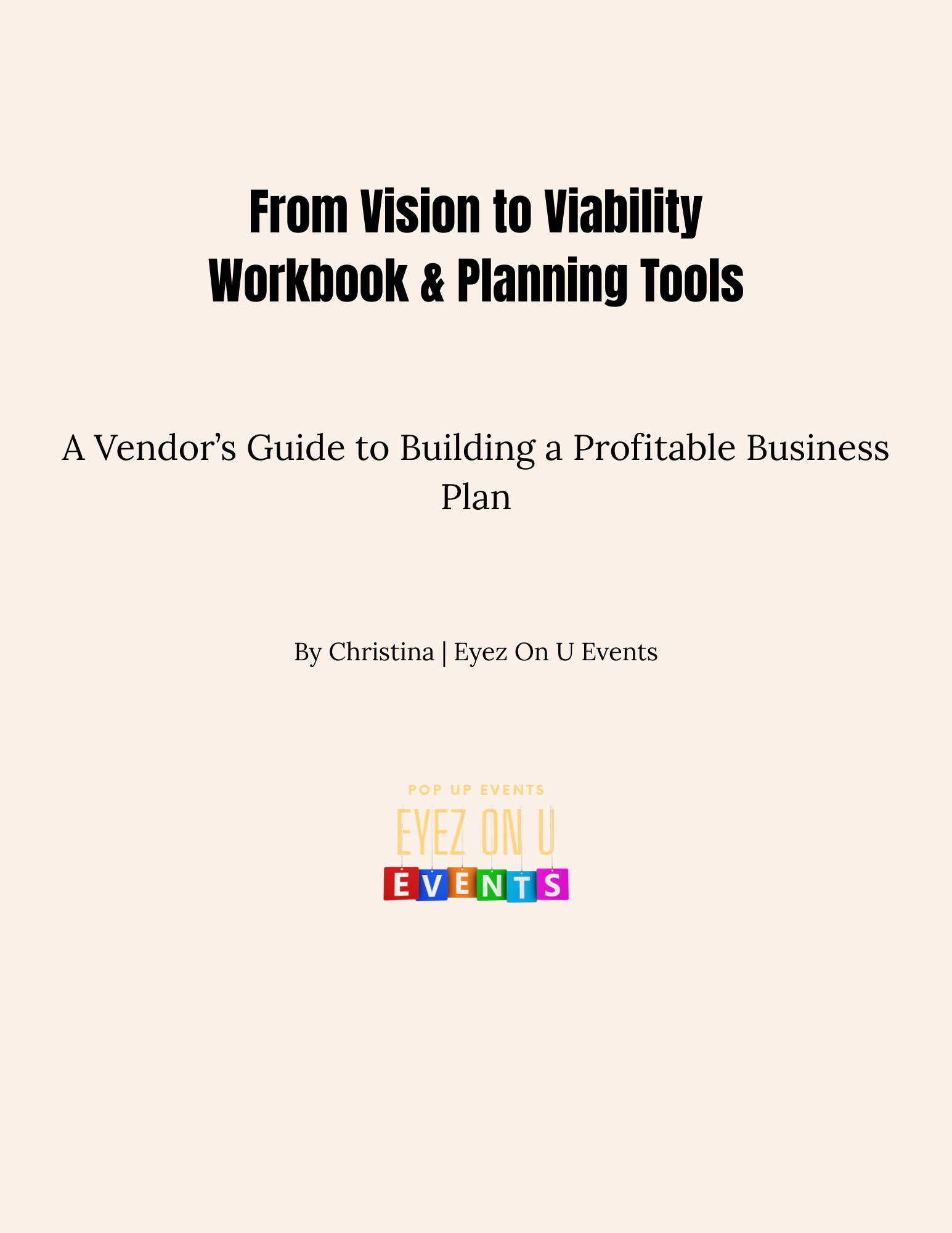 THE VENDOR FOUNDATION KIT-FROM VISIBILITY TO VIABILITY (Tier 1)
