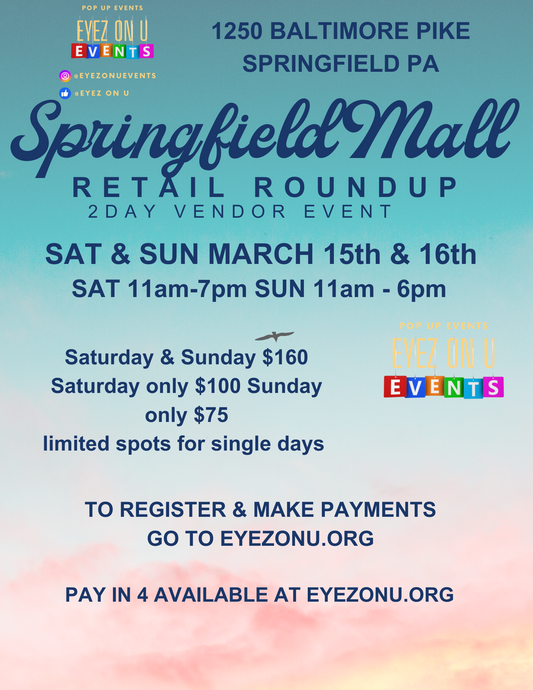 Springfield Mall Retail Round Up March 15th & 16th