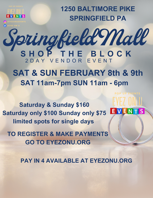 Springfield Mall Shop The Block February 8th & 9th